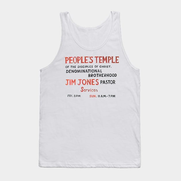 The Peoples Temple Tank Top by DankFutura